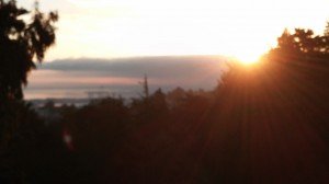 Sunrise over San Francisco 